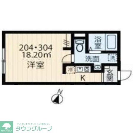 HASAI BUILDING 北千住の物件間取画像